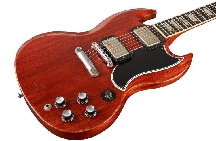 The Guitar Blog: Dickey Betts Aged Signed SG